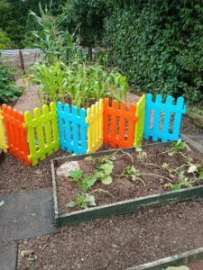 Kingskerswell Playgroup vegetable garden